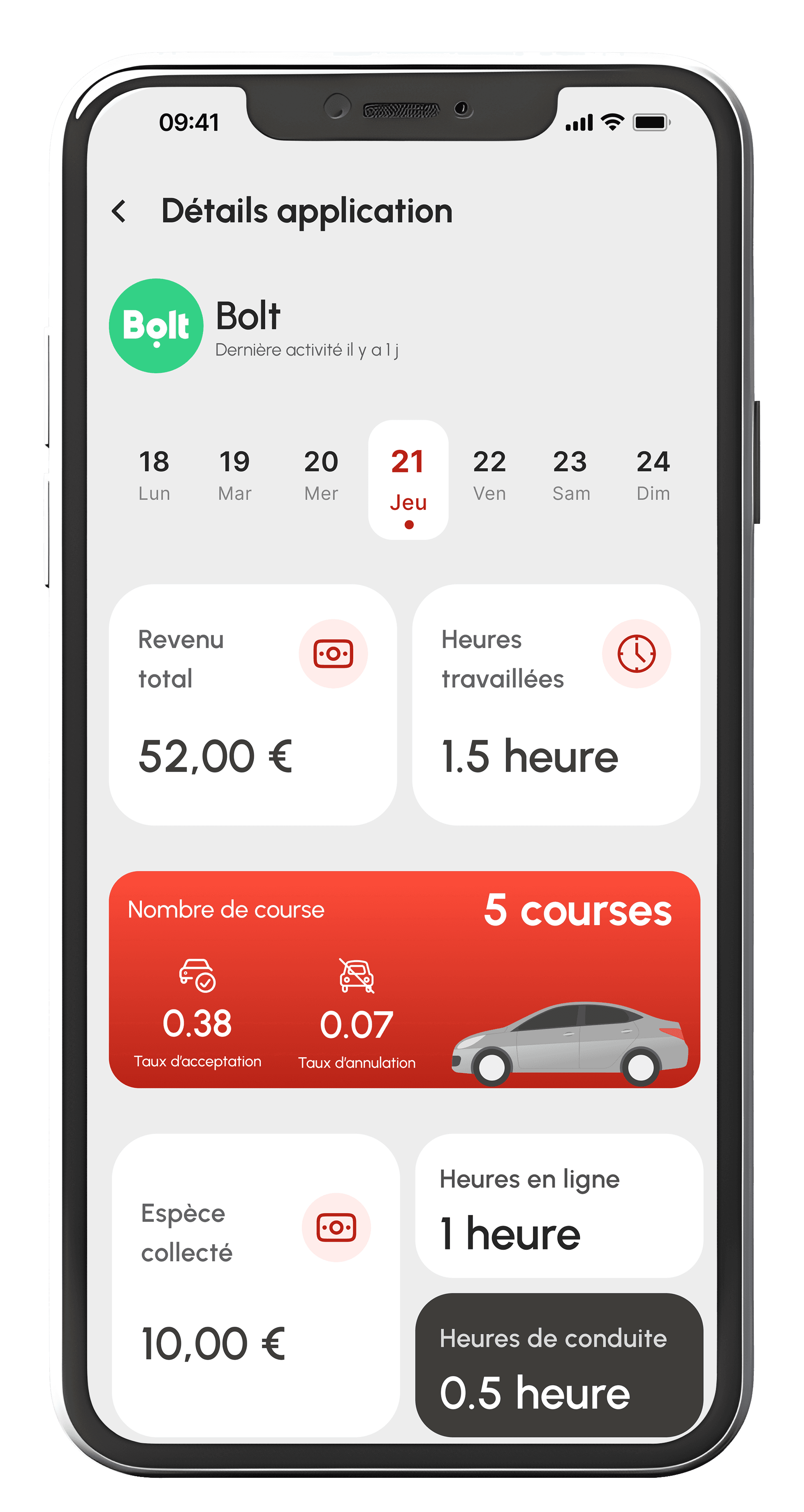 Détails application